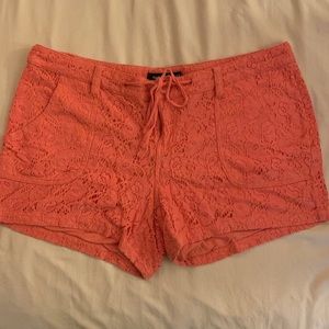 Plus Size Crochet Shorts